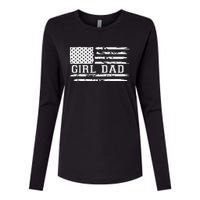 Proud Dad Of Girl Father Of Girl For Dad Xmas Fathers Day Gift Womens Cotton Relaxed Long Sleeve T-Shirt