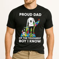 Proud Dad Of The Toughest Boy I Know Autism Awareness Month Father's Day Cooling Performance Crew T-Shirt