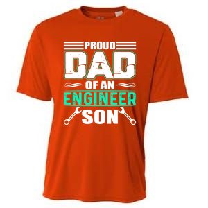 Proud Dad Of An Engineer Son Cute Gift FatherS Day Gift Cooling Performance Crew T-Shirt