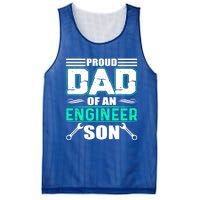 Proud Dad Of An Engineer Son Cute Gift FatherS Day Gift Mesh Reversible Basketball Jersey Tank