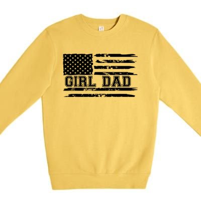 Proud Dad Of Father Of For Dad Xmas Fathers Day Premium Crewneck Sweatshirt