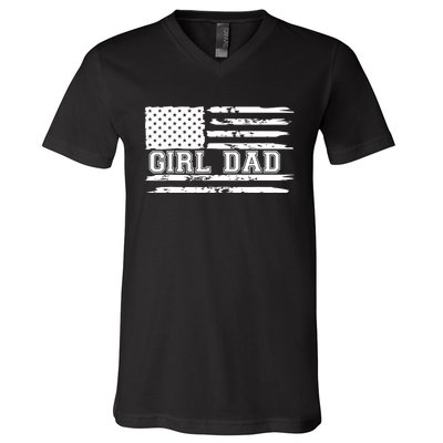 Proud Dad Of Father Of For Dad Xmas Fathers Day V-Neck T-Shirt