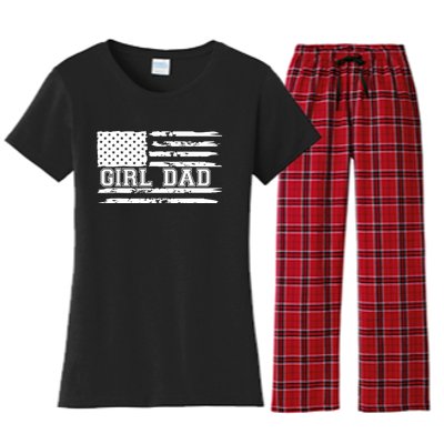 Proud Dad Of Father Of For Dad Xmas Fathers Day Women's Flannel Pajama Set