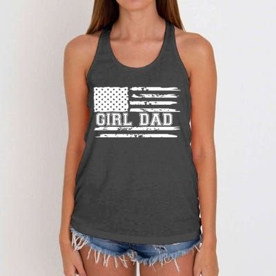 Proud Dad Of Father Of For Dad Xmas Fathers Day Women's Knotted Racerback Tank