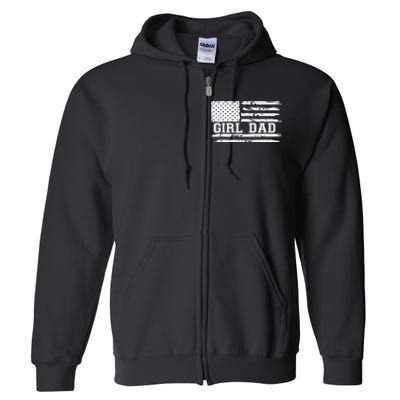 Proud Dad Of Father Of For Dad Xmas Fathers Day Full Zip Hoodie