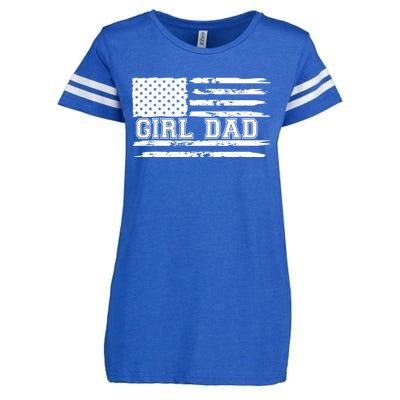 Proud Dad Of Father Of For Dad Xmas Fathers Day Enza Ladies Jersey Football T-Shirt