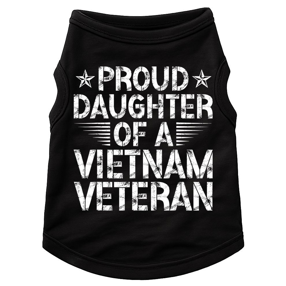Proud Daughter Of A Vietnam Veteran Vintage Doggie Tank