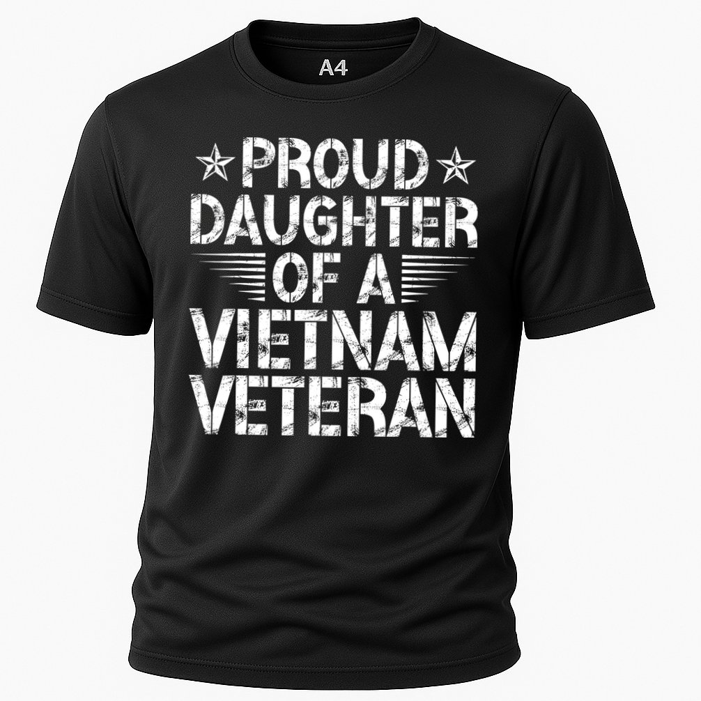 Proud Daughter Of A Vietnam Veteran Vintage Cooling Performance Crew T-Shirt