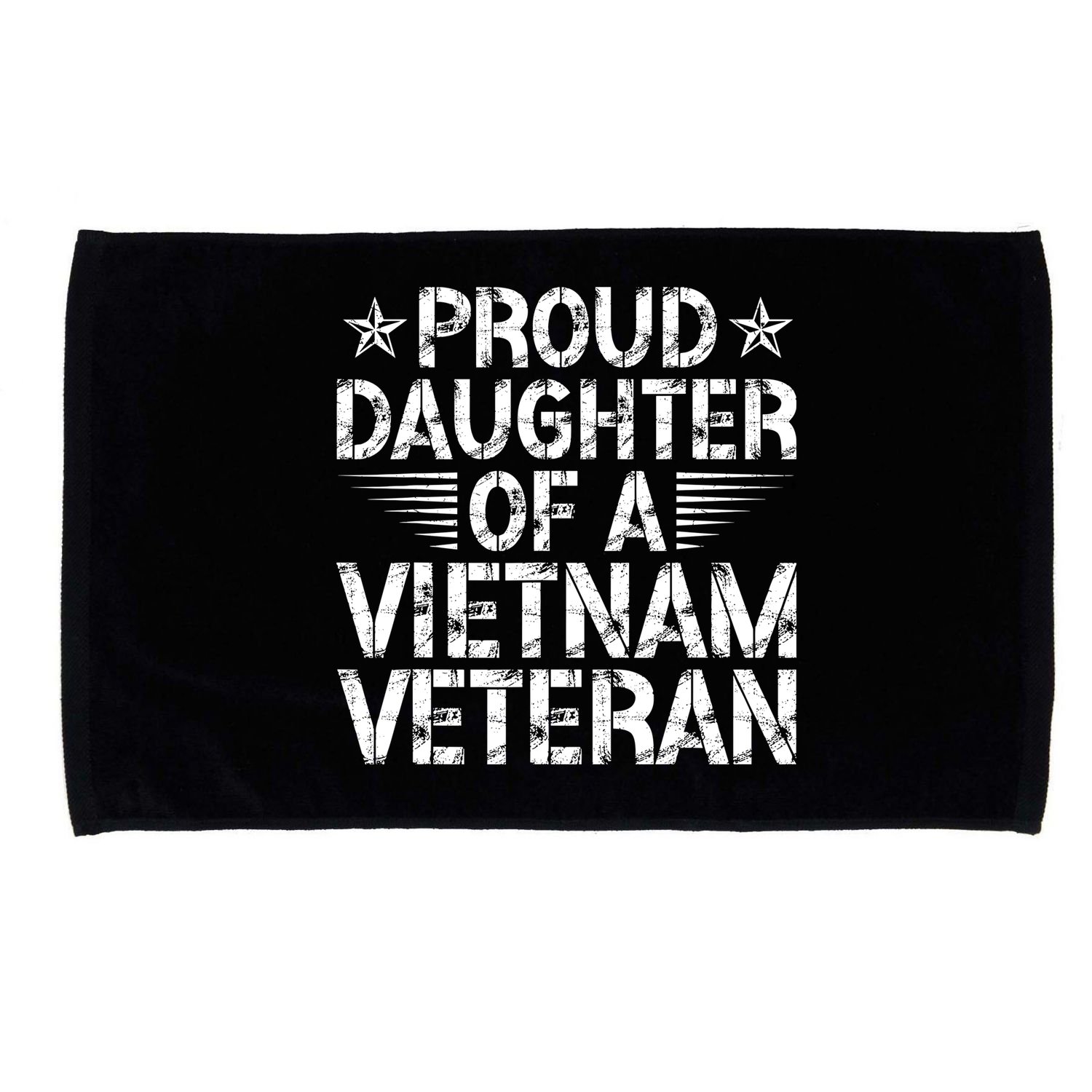 Proud Daughter Of A Vietnam Veteran Vintage Microfiber Hand Towel