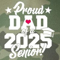 Proud Dad Of A 2025 Senior Grad Legacy Tie Dye Trucker Hat