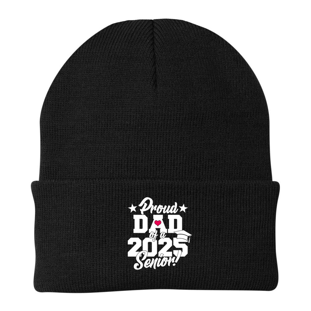 Proud Dad Of A 2025 Senior Grad Beanie