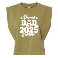 Proud Dad Of A 2025 Senior Grad Garment-Dyed Women's Muscle Tee