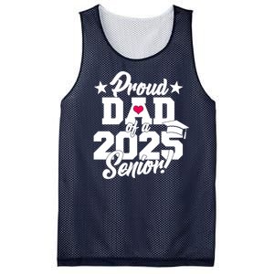 Proud Dad Of A 2025 Senior Grad Mesh Reversible Basketball Jersey Tank