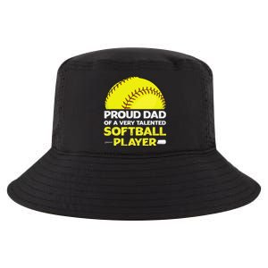 Proud Dad Of A Very Talented Softball Player Cool Comfort Performance Bucket Hat