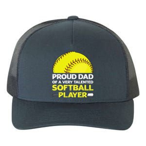 Proud Dad Of A Very Talented Softball Player Yupoong Adult 5-Panel Trucker Hat