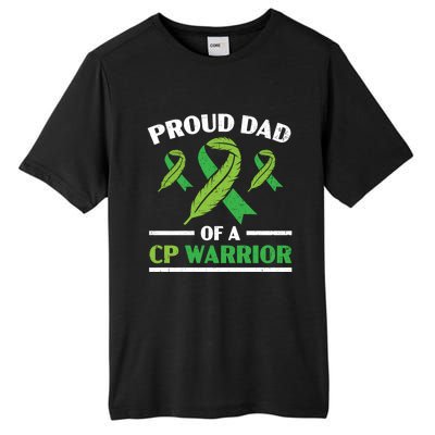 Proud Dad Of A Cp Warrior Cerebral Palsy Fathers Day Gift Tall Fusion ChromaSoft Performance T-Shirt