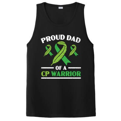 Proud Dad Of A Cp Warrior Cerebral Palsy Fathers Day Gift PosiCharge Competitor Tank