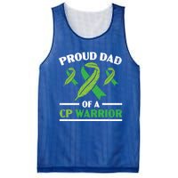 Proud Dad Of A Cp Warrior Cerebral Palsy Fathers Day Gift Mesh Reversible Basketball Jersey Tank