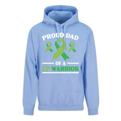 Proud Dad Of A Cp Warrior Cerebral Palsy Fathers Day Gift Unisex Surf Hoodie