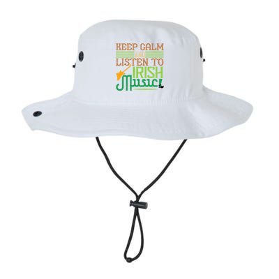 Patrick's Day Outfit Gift Stay Calm And Listen To Irish Music Gift Legacy Cool Fit Booney Bucket Hat