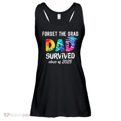 Proud Dad of A 2025 Graduate 2025 Ladies Essential Flowy Tank