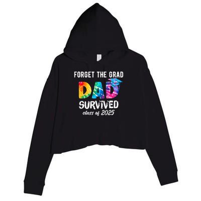 Proud Dad of A 2025 Graduate 2025 Crop Fleece Hoodie