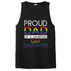 Proud Dad Of A Gay Daughter Straight Ally Lgbtq Pride Month PosiCharge Competitor Tank