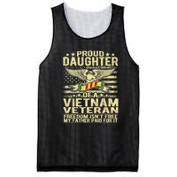 Proud Daughter Of Vietnam Veteran Us Flag Military Family Mesh Reversible Basketball Jersey Tank