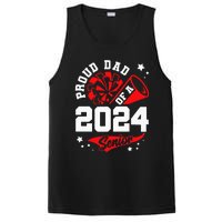 Proud Dad Of A 2024 Senior Cheer Dad Graduation Party PosiCharge Competitor Tank