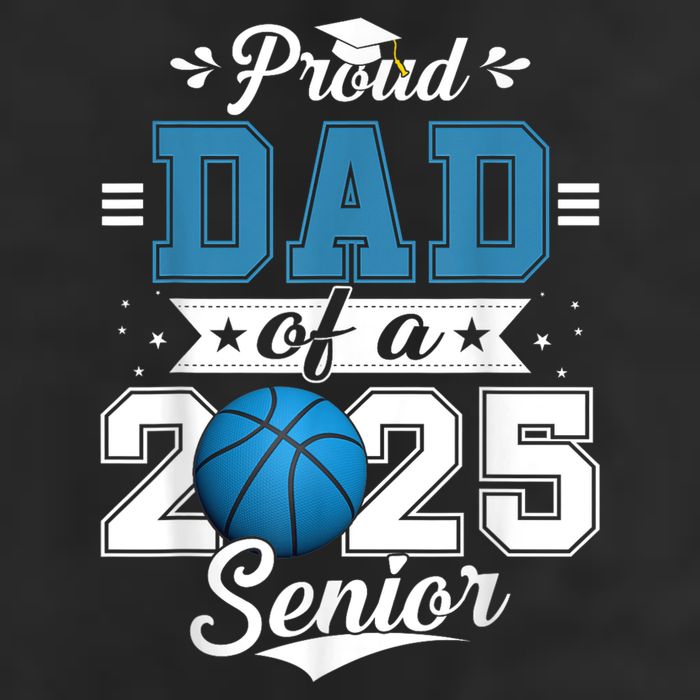 Proud Dad Of A 2025 Senior Graduate Basketball Theme Adult Drive Performance Visor