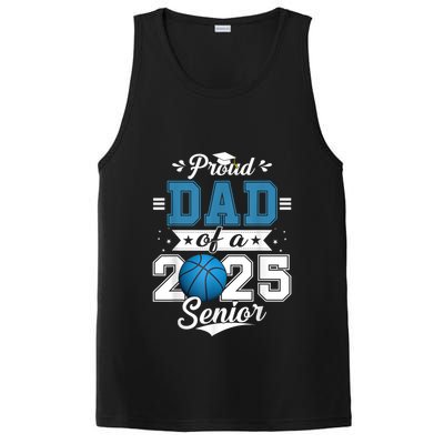Proud Dad Of A 2025 Senior Graduate Basketball Theme PosiCharge Competitor Tank