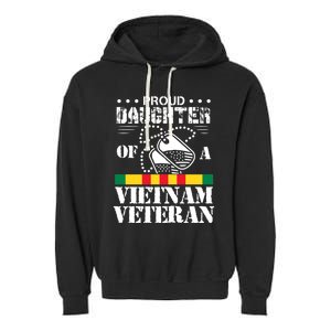 Proud Daughter Of A Vietnam Veteran Garment-Dyed Fleece Hoodie