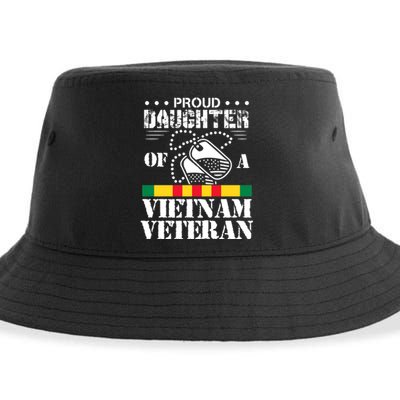 Proud Daughter Of A Vietnam Veteran Sustainable Bucket Hat