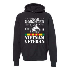 Proud Daughter Of A Vietnam Veteran Premium Hoodie