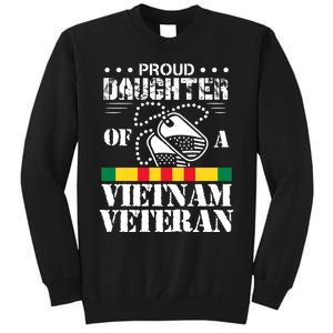 Proud Daughter Of A Vietnam Veteran Tall Sweatshirt