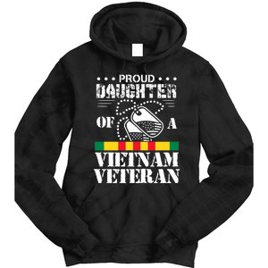 Proud Daughter Of A Vietnam Veteran Tie Dye Hoodie