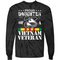 Proud Daughter Of A Vietnam Veteran Tie-Dye Long Sleeve Shirt