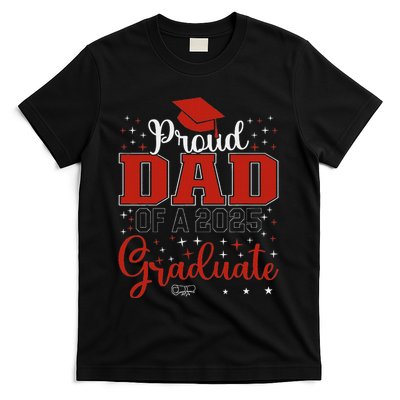Proud Dad Of A Class Of 2025 Graduate For Graduation T-Shirt