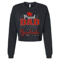 Proud Dad Of A Class Of 2025 Graduate For Graduation Cropped Pullover Crew