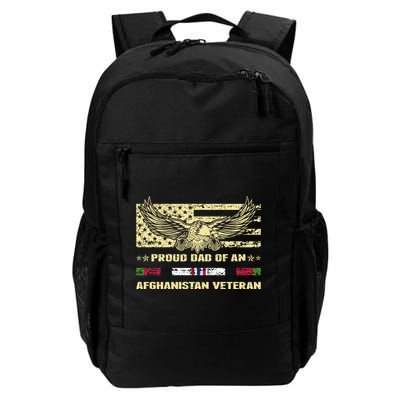Proud Dad Of An Afghanistan Veteran Military Vets Father Gift Backpack