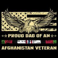 Proud Dad Of An Afghanistan Veteran Military Vets Father Gift Bucket Hat