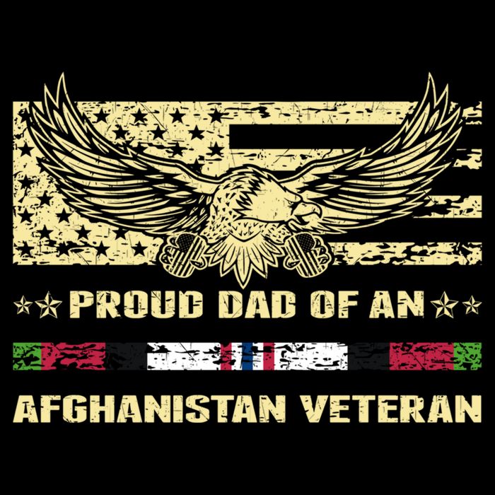 Proud Dad Of An Afghanistan Veteran Military Vets Father Gift Bucket Hat
