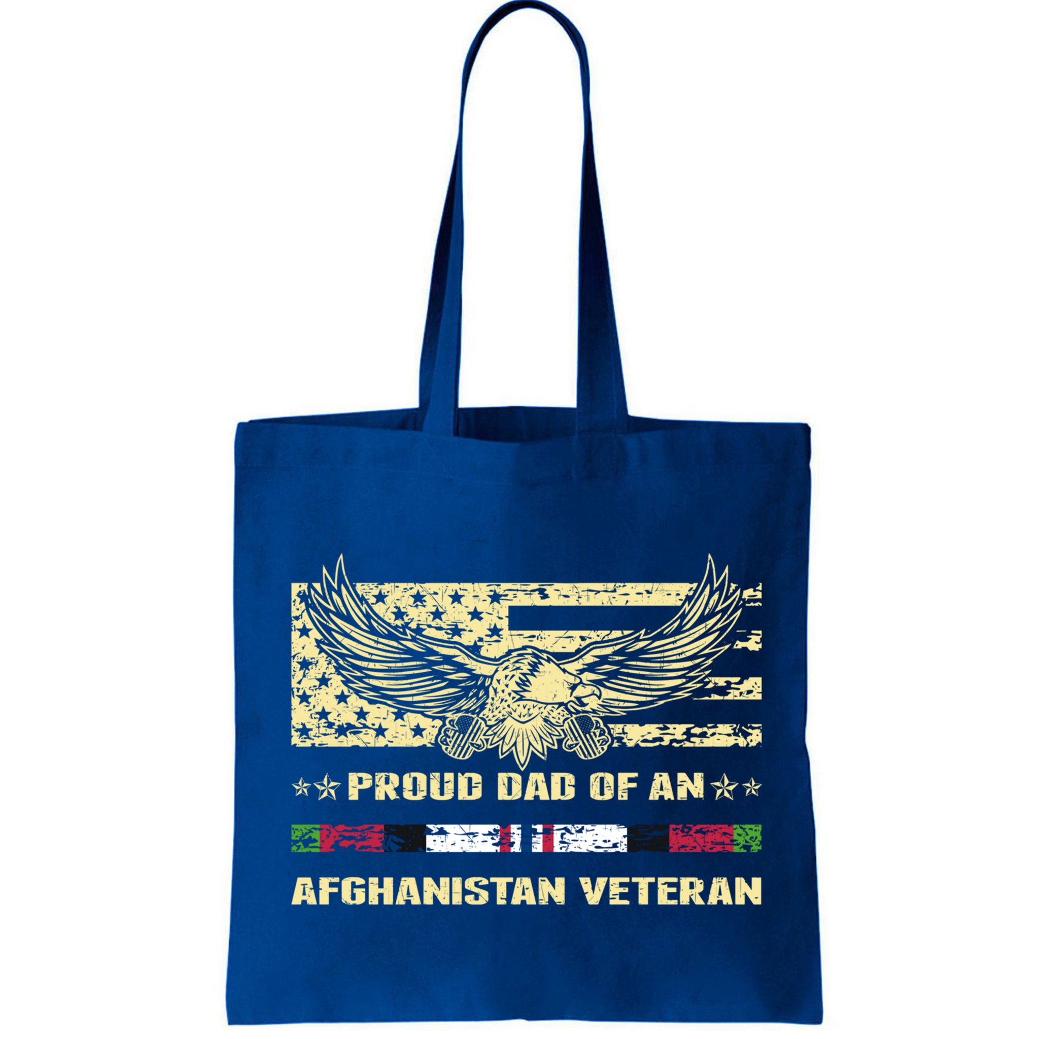 Proud Dad Of An Afghanistan Veteran Military Vets Father Gift Bag