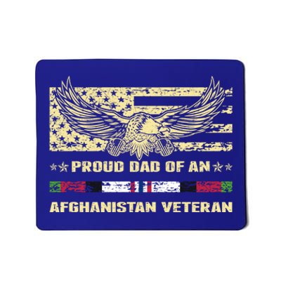 Proud Dad Of An Afghanistan Veteran Military Vets Father Gift Mousepad