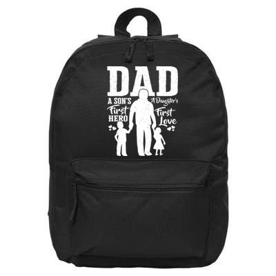 Proud Dad Of Twins Best Fathers Day Gift From Son 16 in Basic Backpack