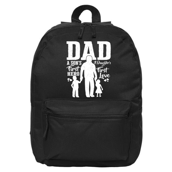 Proud Dad Of Twins Best Fathers Day Gift From Son 16 in Basic Backpack