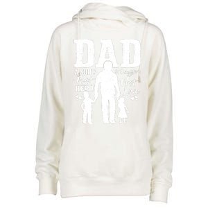 Proud Dad Of Twins Best Fathers Day Gift From Son Womens Funnel Neck Pullover Hood