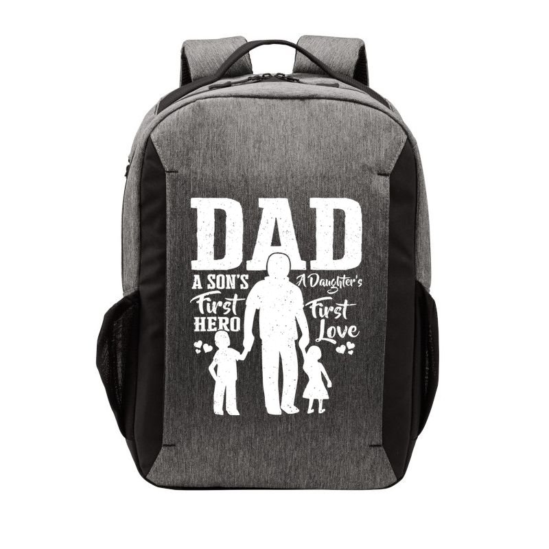 Proud Dad Of Twins Best Fathers Day Gift From Son Vector Backpack