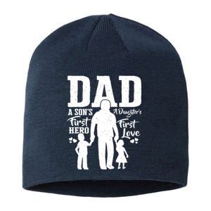 Proud Dad Of Twins Best Fathers Day Gift From Son Sustainable Beanie