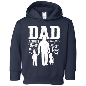 Proud Dad Of Twins Best Fathers Day Gift From Son Toddler Hoodie